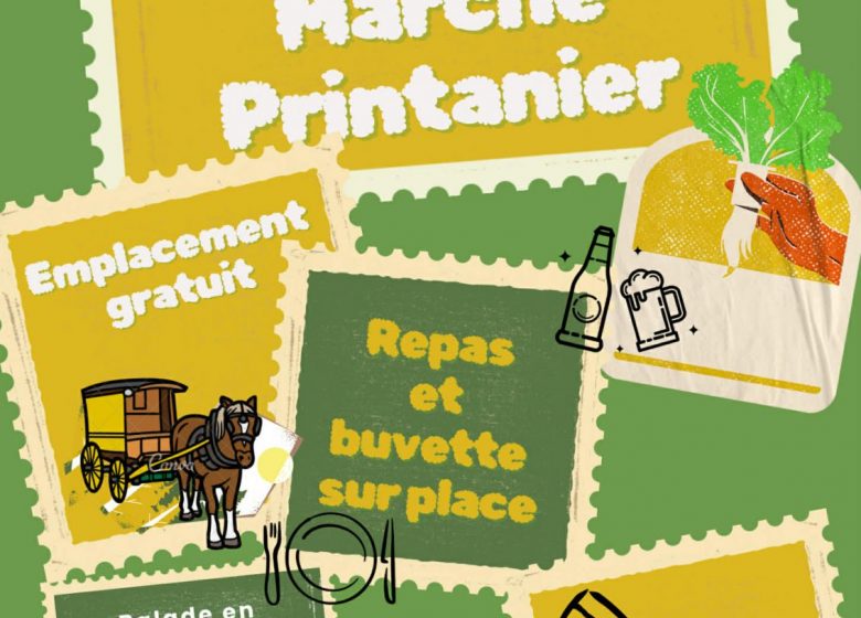 Brocante, marché printanier