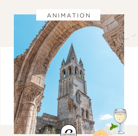 Les apéros au jardin : abbaye de Déols