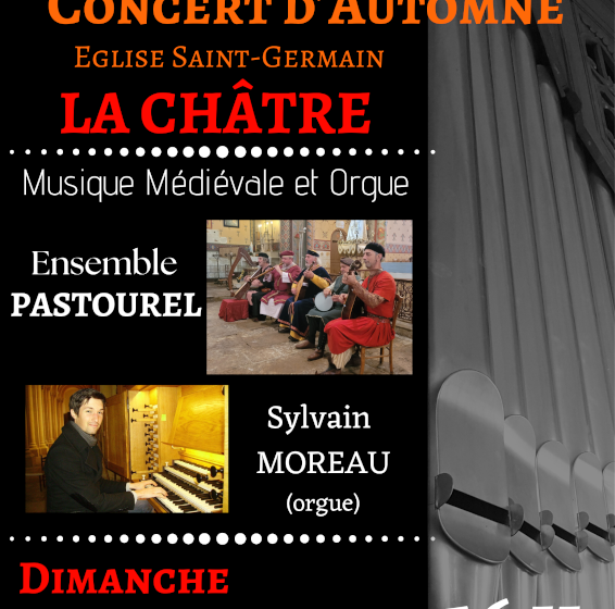 Concert d&rsquo;Automne d&rsquo;orgue avec Pastourelle