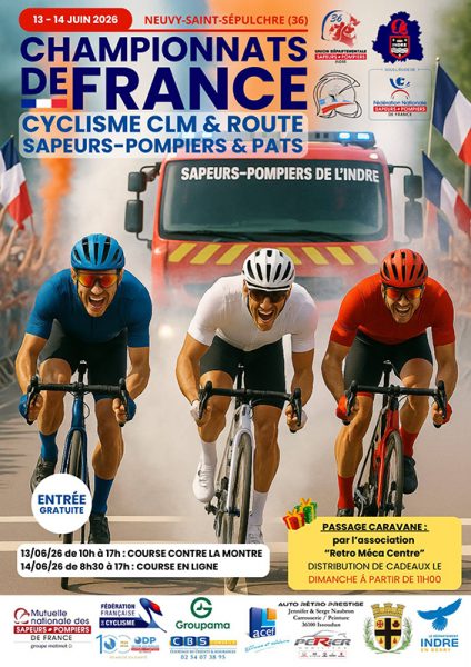 Championnat de France de cyclisme des Sapeurs Pompiers de l&rsquo;Indre