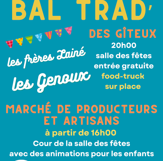 Marché de producteurs et Bal trad des giteux