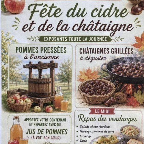 Journée du Cidre doux et châtaignes grillées