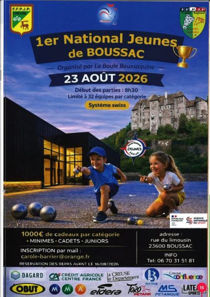 1er National Jeunes de Boussac