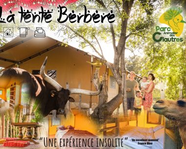 La tente Berbère du Parc animalier des Clautres