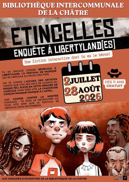 Exposition Etincelles (enquêtes à libertyland(es))