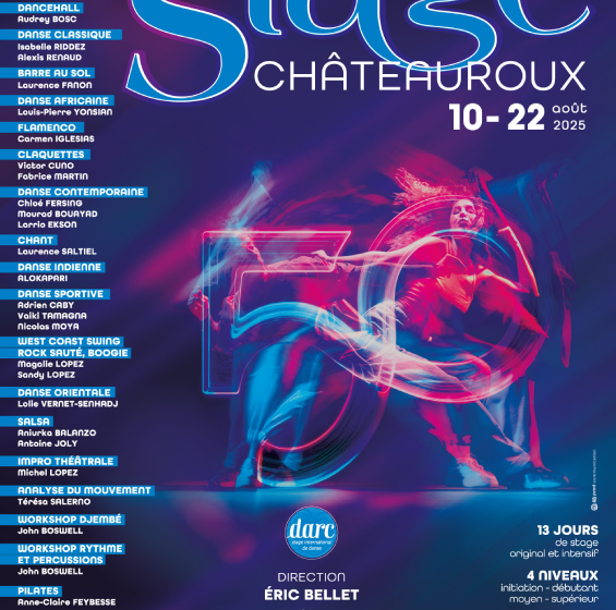 50ème Stage – Festival International de Châteauroux – DARC