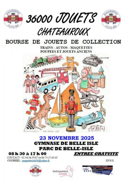 Bourse de jouets de collection – 36 000 Jouets