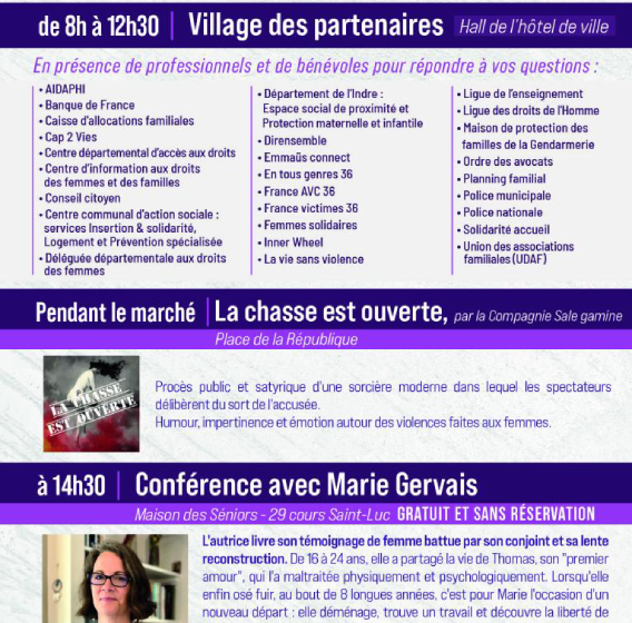 Journée internationale de lutte contre les violences faites aux femmes