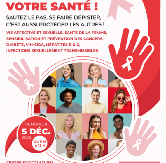 Dépistages diabète, VIH-SIDA, hépatites B & C, infections sexuellement transmissibles