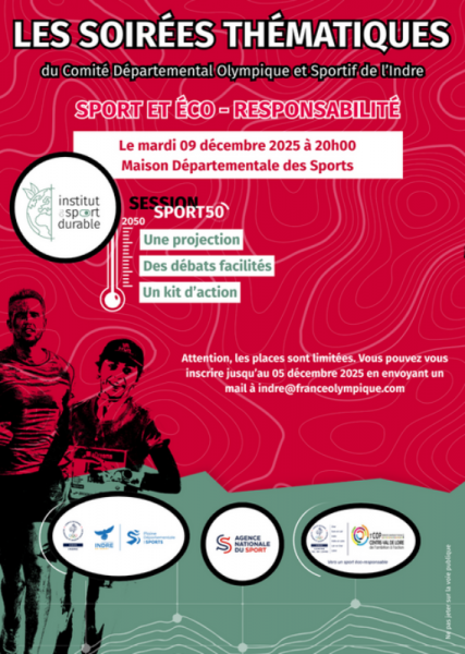 Les soirées thématiques du Comité départemental olympique et sportif de l’Indre