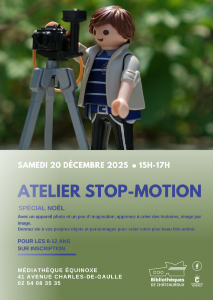 Atelier Stop-Motion, spécial Noël