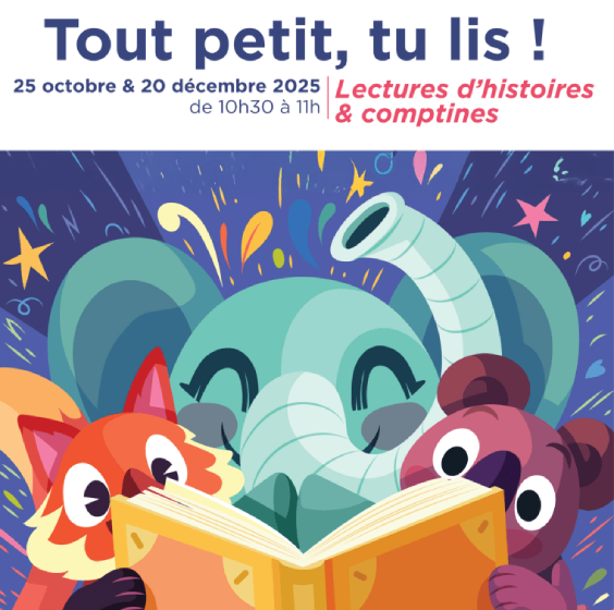 Tout petit, tu lis !