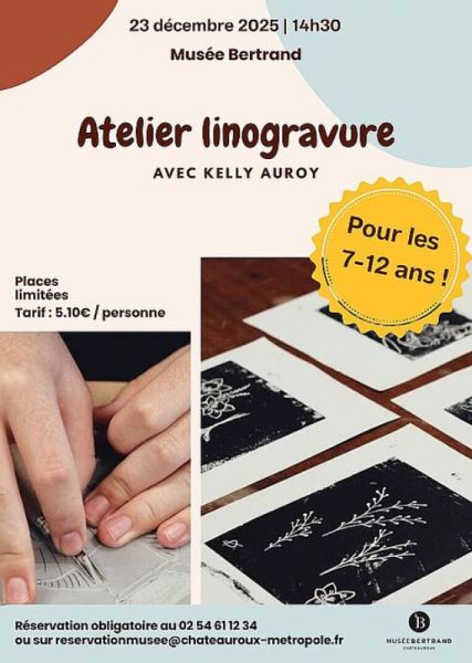 Atelier de linogravure pour enfants