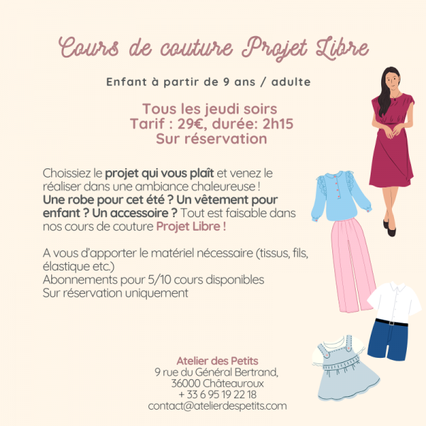Cour de couture : Projet libre