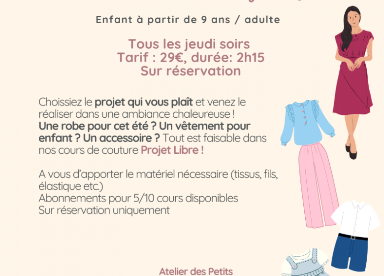Cour de couture : Projet libre