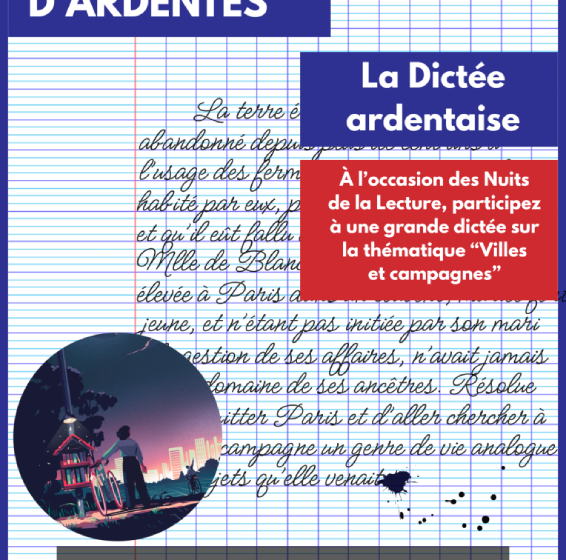 Nuit de la lecture – La Dictée ardentaise
