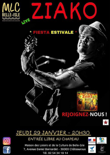 Concert « Soirée Fiesta » avec Ziako
