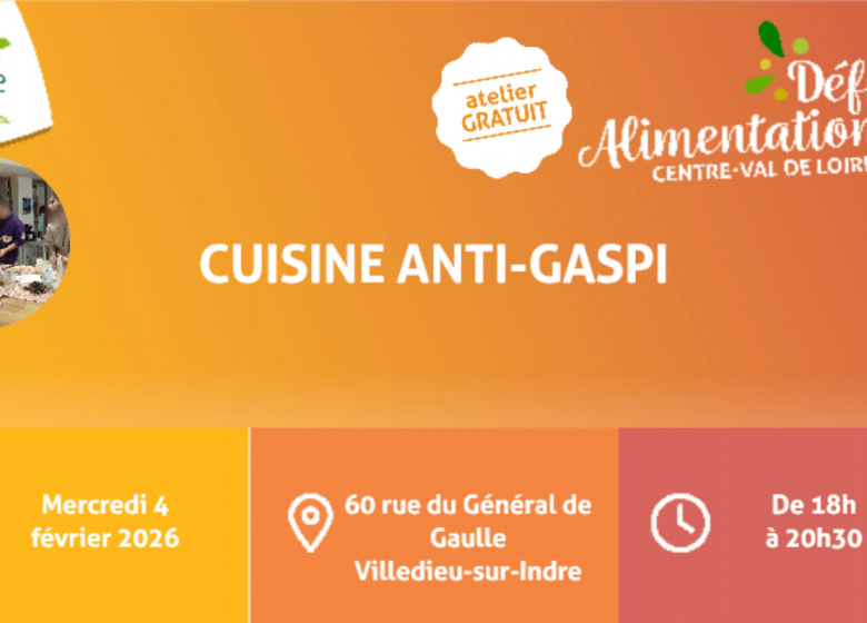 Défi Alimentation : cuisine anti-gaspi