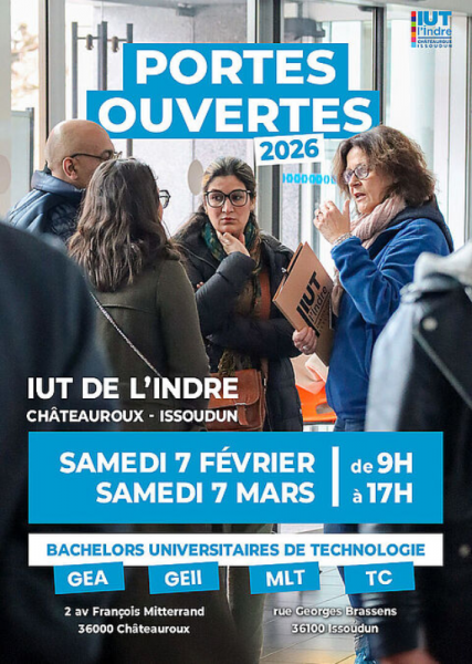 Journée portes ouvertes de l&rsquo;IUT de l&rsquo;Indre