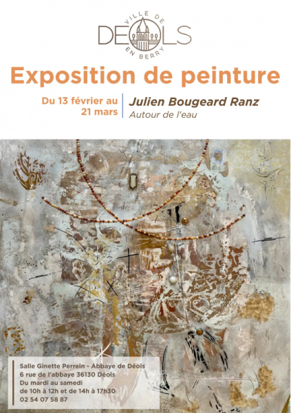Exposition de peintures « Autour de l’eau » de Julien Bougeard Ranz