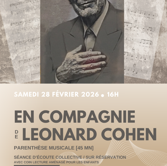 En compagnie de Leonard Cohen