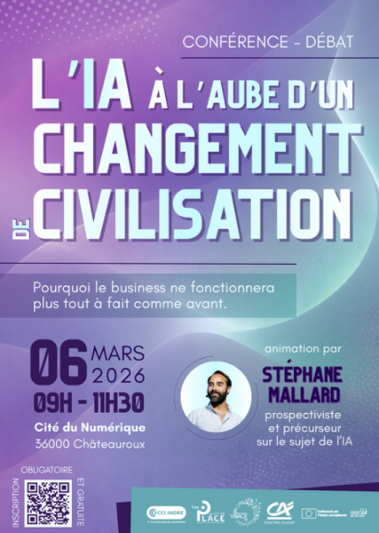 Conférence « L&rsquo;IA à l&rsquo;aube d&rsquo;un changement de civilisation »