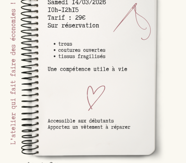 Atelier : Stop aux trous et accrocs