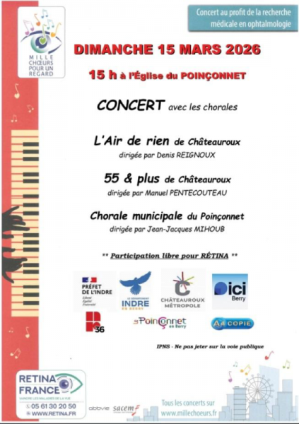 Concert pour Rétina