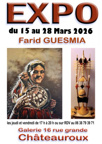 Exposition de Farid Guesmia