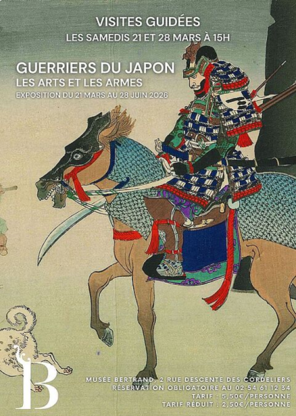 Visite guidée de l&rsquo;exposition  » Guerriers du Japon, les arts et les armes « 