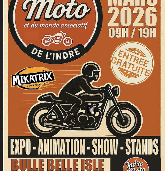 Salon de la moto et du monde associatif de l&rsquo;Indre