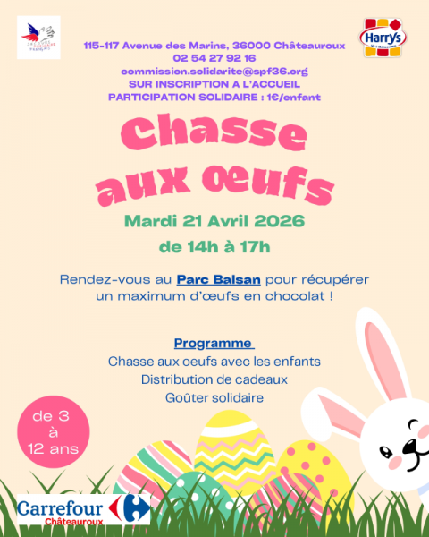 Chasse aux œufs solidaire