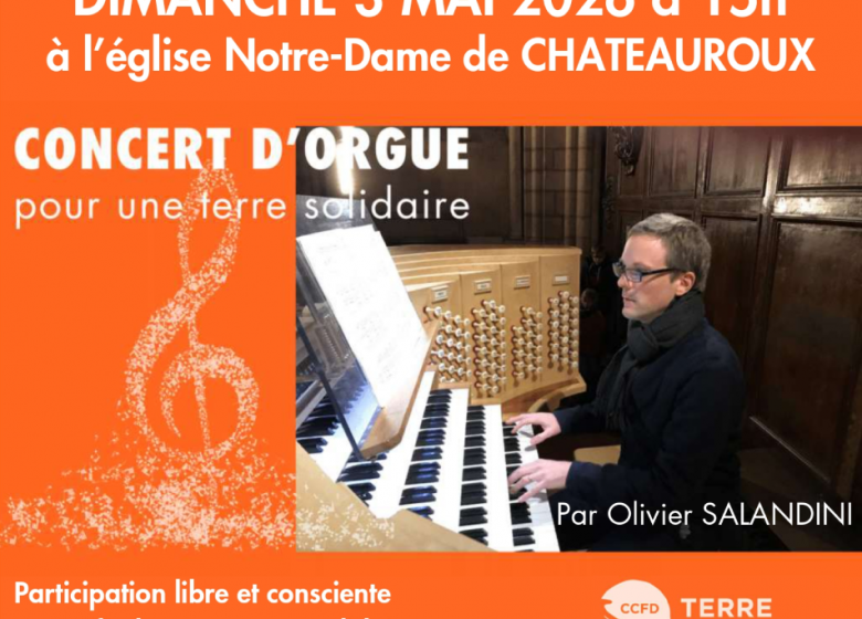 Concert d&rsquo;orgue pour une terre solidaire
