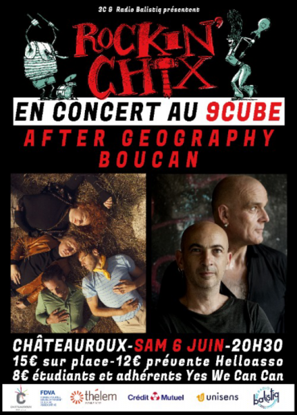 Concert : After Geography / Boucan