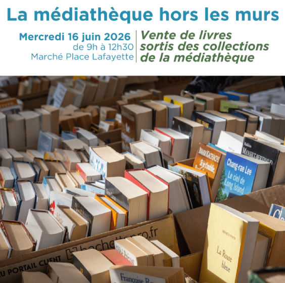 Vente de livres sortis des collections de la médiathèque