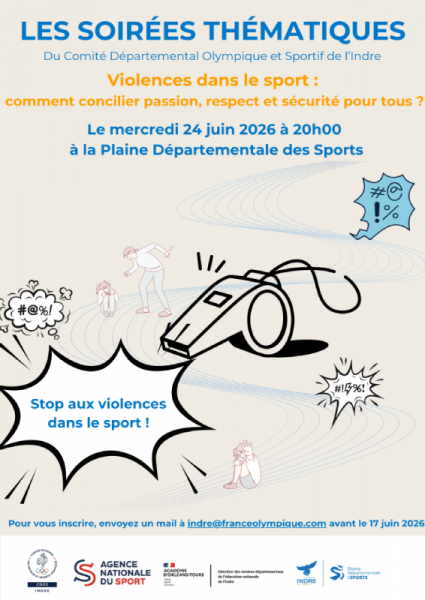 Les Soirées Thématiques du Comité Départemental Olympique et Sportif de l&rsquo;Indre