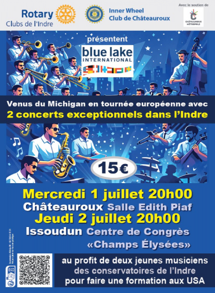 Concert du Blue Lake International Jazz Band