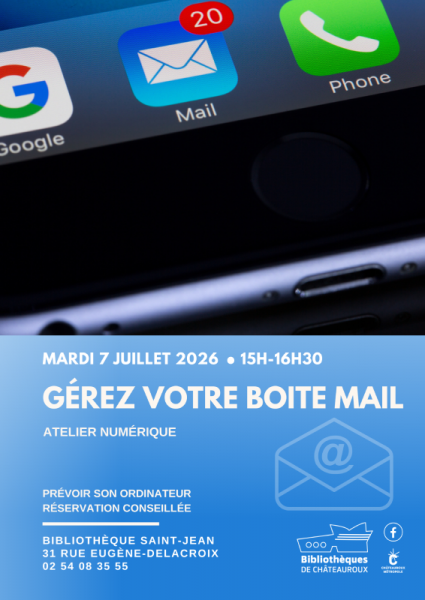 Atelier numérique : Gérer votre boîte mail