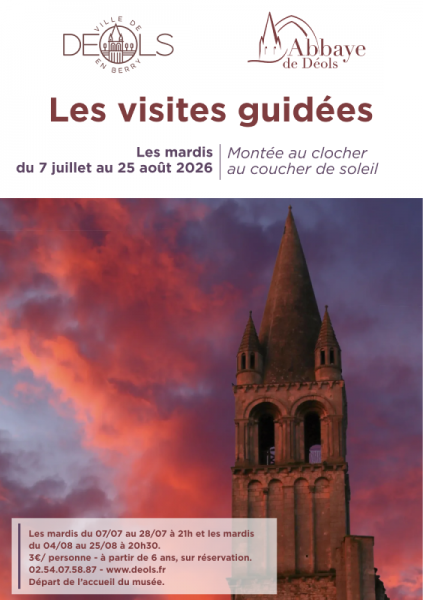 Visite guidée : Montée au clocher au coucher de soleil