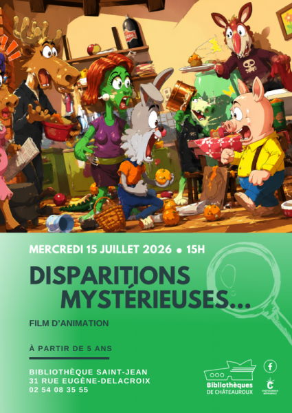 Film d&rsquo;animation : Disparitions mystérieuses…