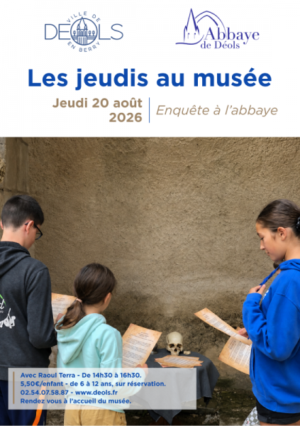 Les jeudis au musée : Enquête à l&rsquo;abbaye