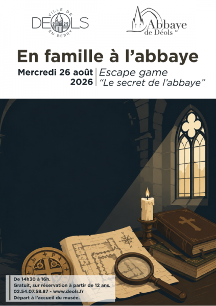 Escape game : « Le secret de l&rsquo;Abbaye »