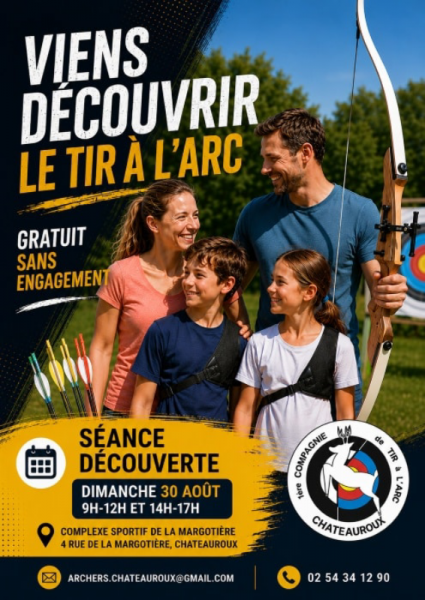 Séance découverte de tir à l’arc
