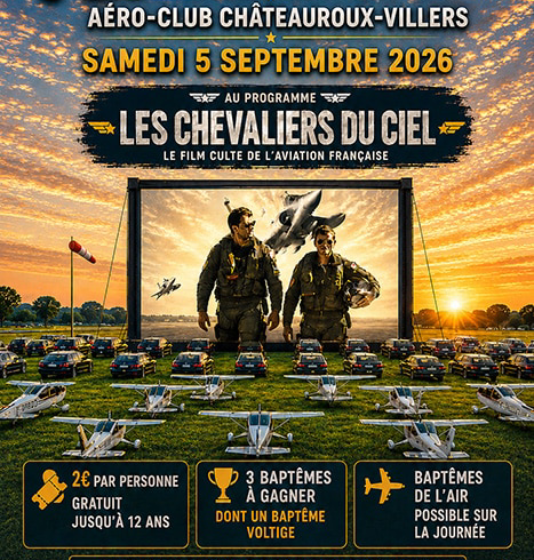 Fly and Drive In à l’Aéro-club Châteauroux-Villers