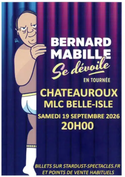 “Bernard Mabille se dévoile en tournée”