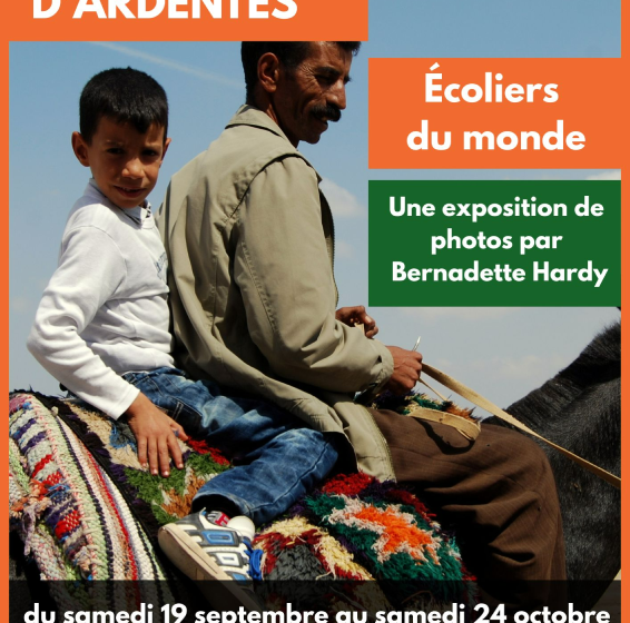 Exposition « Écoliers du monde » par Bernadette Hardy