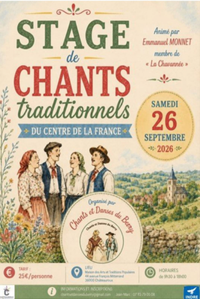 Stage de Chants Traditionnels du Centre France