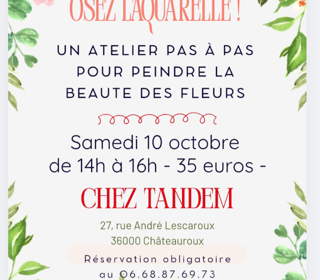 Osez l&rsquo;aquarelle !