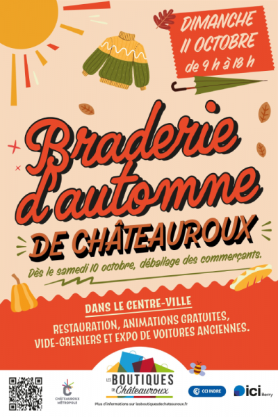 Braderie d&rsquo;automne de Châteauroux