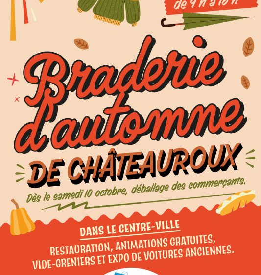 Braderie d&rsquo;automne de Châteauroux